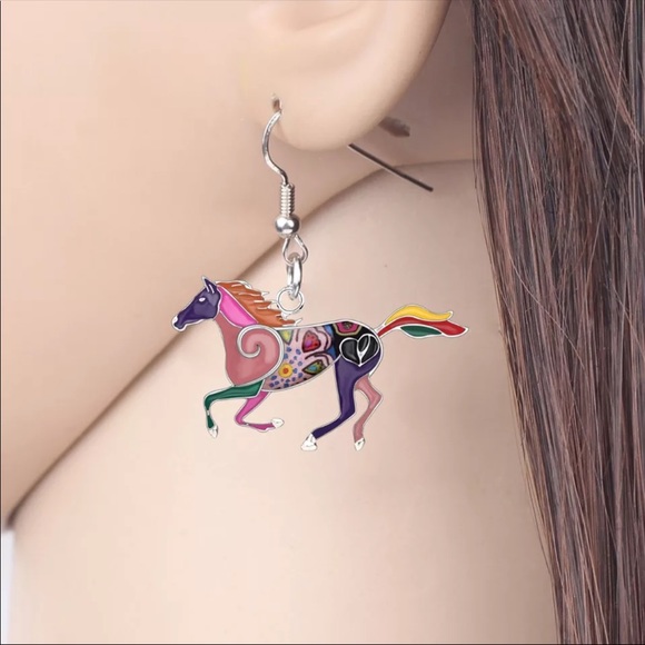 Enamel Running Horse 🐎 Set - Picture 5 of 6